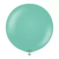 Dekoračný balónik aqua zelený 90 cm/36"
