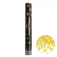 Vystřelovací konfety zlaté 18. narozeniny - 40 cm