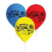 Latexové balonky Hot Wheels 8ks