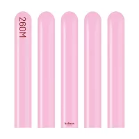 Dekorační modelovací balonky candy růžové 260M 100 ks