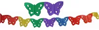 Papierová girlanda farební motýliky