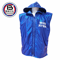 Boxerský župan + trenky BAIL PROFI, Satén / Trblietavý Nylon a Spandex