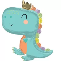 Fóliový balónik dinosaurus s korunkou 78 cm