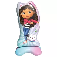 Fóliový stojaci balónik Gábinin kúzelný domček 104cm