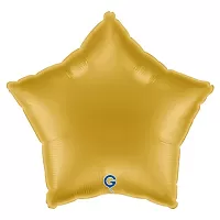 Fóliový balónik hviezda svetlo zlatá 46 cm
