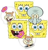 Papierové masky Sponge Bob 6ks