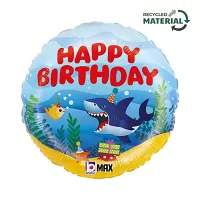 Fóliový balonek Mořský svět Happy Birthday 46 cm