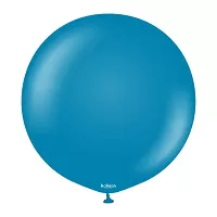 Dekorační retro balonek tmavě modrý 60 cm/24"