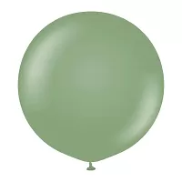 Dekorační retro balonek eukalyptově zelený 45 cm/18"