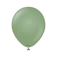 Dekorační retro balonek eukalyptově zelený 13 cm/5"