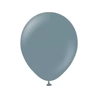 Dekorační retro balonky šedomodré 13 cm/5" 100 ks