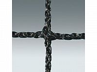 Sieť nohejbal LIGA SPORT PL/3 mm, čierna, nánosované lanko (dĺžka lanka 13,5 m), záseky na vypnutie