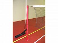 Badmintonové stĺpiky - mobilné na kolieskach, s plným oceľovým závažím - CERTIFIKÁT