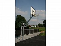 Basketbalová konštrukcia streetball - exteriér (ZN), vysadenie 1,45 m + puzdro, CERTIFIKÁT