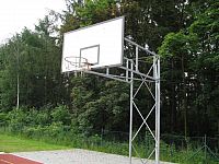 Basketbalová konštrukcia priehradová, otočná, vysadení od 2,5 do 4 m (ZN)