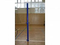 Volejbalové stĺpiky (KOMAXIT) - interiér, prům.102 mm, bez puzdier a viečok (CERTIFIKÁT)
