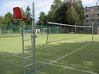 Volejbalové stĺpiky (ZN), prům.102 mm, bez puzdier a viečok (CERTIFIKÁT)