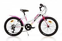 Dino bikes 420D bielo ružová 20" 2022 juniorský bicykel
