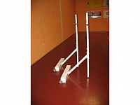 Badmintonové stĺpiky - mobilné na kolieskach so závažím plneným pieskom-CERTIFIKÁT TÚV