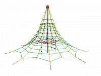 Lanová pyramída SC - výška 3,5 m, výška pádu 1,0 m, 6 zámkov