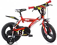 Dino bikes 163GLN červená 16" 2017 detský bicykel