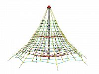 Lanová pyramída SC - výška 5,0 m, výška pádu 1,0 m, 8 zámkov