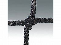 Sieť volejbal EKONOM, PP / 2,5mm, s lankom (s dĺžkou 11,5 m), biela
