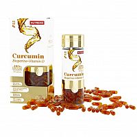 Nutrend Curcumin + Bioperine + Vitamín D 60 cps