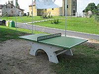 Betónový stôl na stolný tenis, betónové nohy, bez sieťky