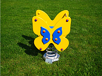 Detské hojdačka motýľ - žltý H201