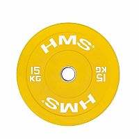 Farebný bumper kotúč HMS CBR 15 kg