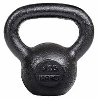 Liatinový kettlebell HMS KZG06 6 kg, čierny