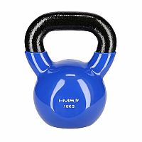 Kettlebell pokrytý vinylom HMS KN 10 kg, modrý