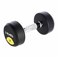 Pogumovaná jednoručná činka HMS HG Pro 7 kg