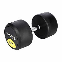 Pogumované jednoručky činka HMS HG Pro 42,5 kg
