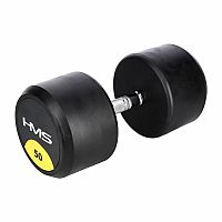 Pogumované jednoručky činka HMS HG Pro 50 kg