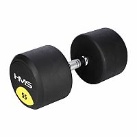 Pogumované jednoručky činka HMS HG Pro 55 kg