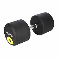 Pogumované jednoručky činka HMS HG Pro 60 kg