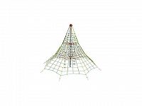 Lanová pyramída SC - výška 5,5 m, výška pádu 1,5 m, 8 zámkov