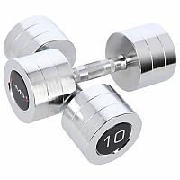 Chrómované činky HMS CHD10 2 x 10 kg
