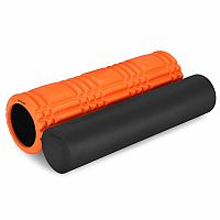 Spokey MIX ROLL Masážny fitness valec 2v1, 45 cm, oranžový