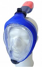 P1501S-MO Celotvárová potápačská maska junior - modrá