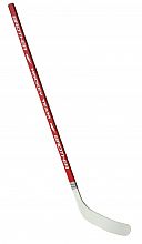 ACRA H3377-LE Hokejka plastová s dyhou147cm - ľavá - červená