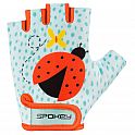 Spokey PLAY LADYBUG Dětské rukavice na kolo, inline, skate, vel. XS-S