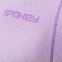 Spokey FLORA SET Dámské termoprádlo v dárkovém balení, fialovo-šedé, vel. S/M - L/XL