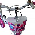 Dino bikes 166 RSN FAIRY Bílá, růžový potisk 16"