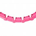 Masážní hula hoop ONE Fitness OHA02 se závažím růžová