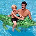 Plovoucí krokodýl Intex 58546 nafukovací zelený 168x86 cm