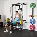 Multifunkční posilovací stojan - Power Rack HMS KLT21 šedý