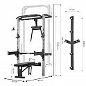 Multifunkční posilovací stojan - Power Rack HMS KLT21 šedý